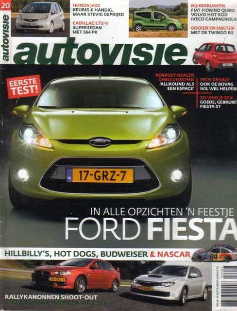 Autovisie 20 2008 : Renault Twingo Sport - Ford Fiesta Kuga, Boeken, Auto's | Folders en Tijdschriften, Gelezen, Algemeen, Ophalen of Verzenden