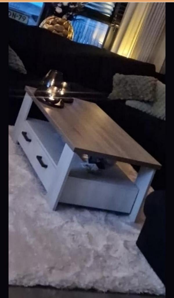 Mooie Cardiff salontafel van Haco Wonen, 100 tot 150 cm, Zo goed als nieuw, Modern, Minder dan 50 cm
