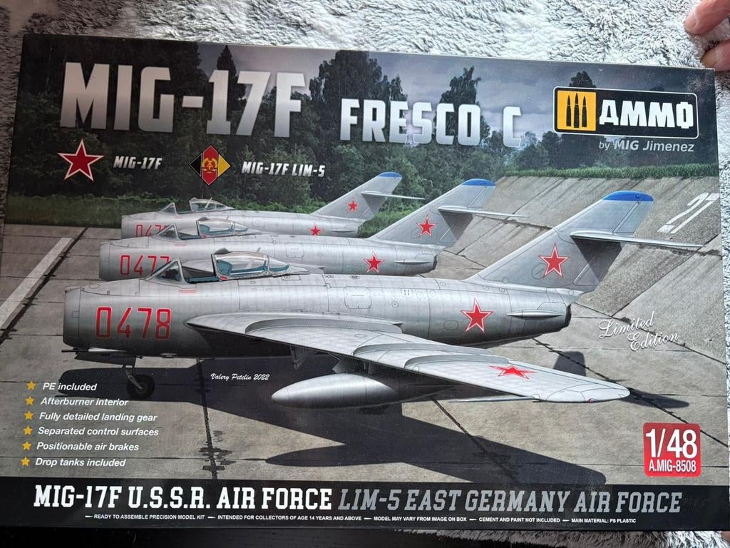 MIG-17F FRESCO C, Ophalen of Verzenden, 1:72 tot 1:144, Overige merken