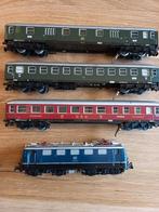 Marklin loc 3034 en wagons 4024,4026 en 4022, Hobby en Vrije tijd, Modeltreinen | H0, Ophalen of Verzenden, Gelijkstroom, Locomotief