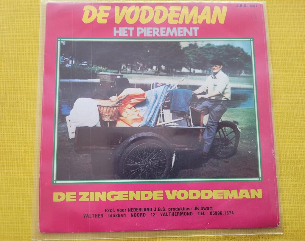 De Zingende Voddeman - De Voddeman - Het pierement -, Ophalen, Zo goed als nieuw, Overige formaten, Levenslied of Smartlap