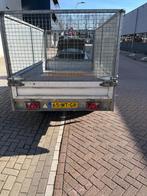 Elektrische kipper tandemasser met loofrekken !!!, Auto diversen, Aanhangers en Bagagewagens, Ophalen of Verzenden, Zo goed als nieuw