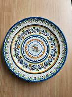 Decoratief bord met vogel en bloemenpatroon, Antiek en Kunst, Ophalen