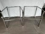 Stoelframe RVS Geborsteld - Set van 2 kamerstoel, Ophalen, Gebruikt, Twee, Overige kleuren