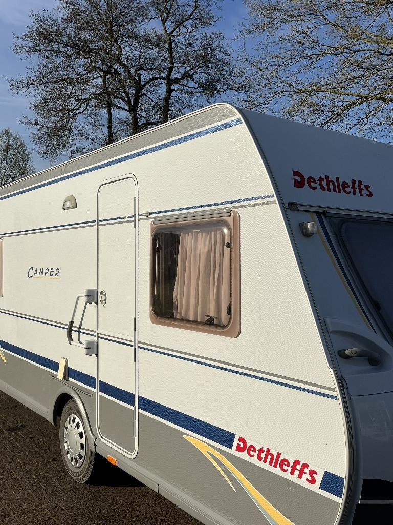 Mooie Dethleffs Camper EH3 Frans bed, Vast bed, Rondzit, Schokbreker, Bedrijf