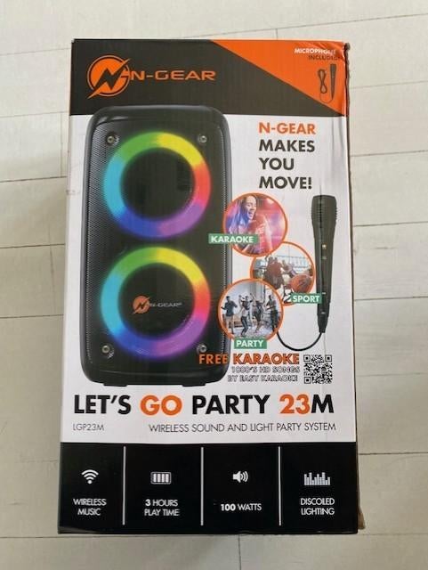 draadloze party speaker, Audio, Tv en Foto, Luidsprekers, Overige typen, Zo goed als nieuw, Minder dan 60 watt, Ophalen