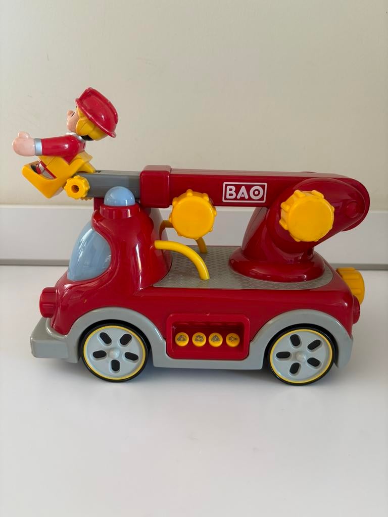 Smoby BAO ladderwagen brandweer, Ophalen, Gebruikt