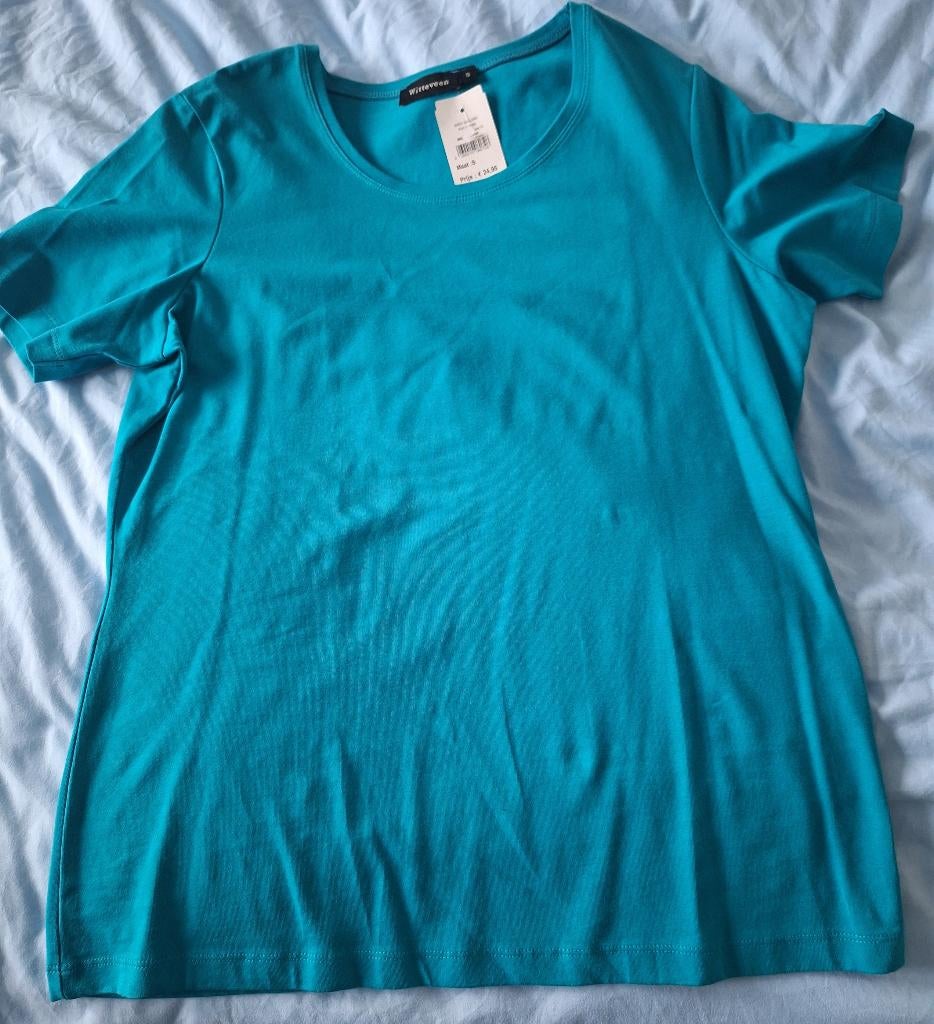 Nieuw petrol shirt met korte mouw, Kleding | Dames, T-shirts, Blauw, Nieuw, Ophalen of Verzenden, Witteveen