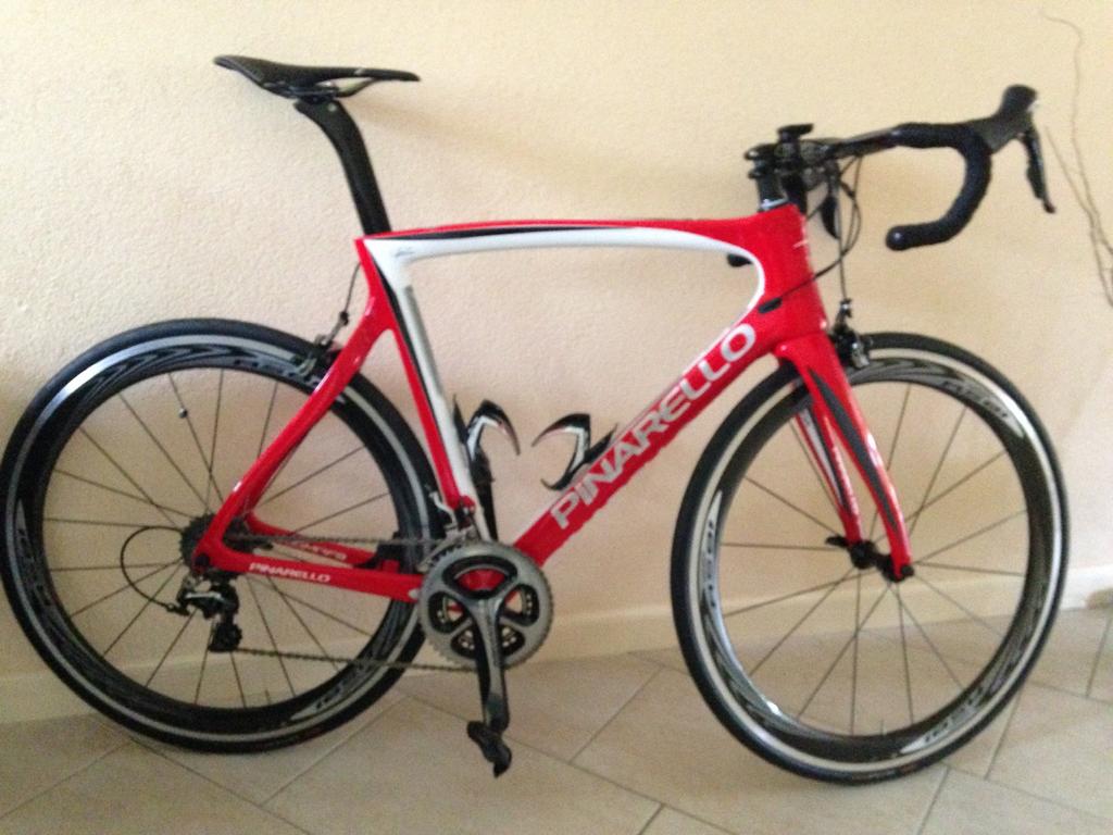 Pinarello Dogma F8 57,5 cm + 3 wielsets, Overige merken, Gebruikt, Carbon, Ophalen of Verzenden
