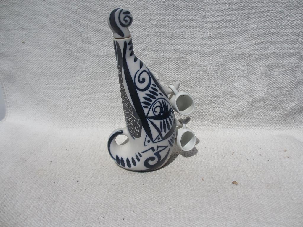 Mooi biscuit keramiek fles Otero Regal? / Picasso stijl, Ophalen of Verzenden