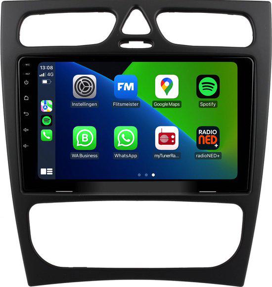 Mercedes C-Klasse W203 2004-2008 CarPlay 8-Core 4+64GB, Auto diversen, Autoradio's, Ophalen of Verzenden, Nieuw