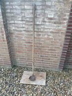 Oude schep of schraper met houten steel, Tuin en Terras, Hand-tuingereedschap, Ophalen, Gebruikt, Schop