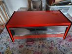 Brabantia Broodtrommel oranje/Zilver - Vintage Design, Gebruikt, Ophalen of Verzenden, Metaal, Broodtrommel