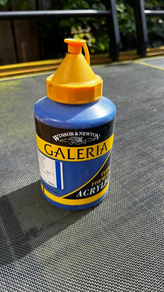 Winsor & Newton Galeria Acrylverf - Winsor Blauw nog 450ml, Ophalen of Verzenden, Nieuw, Acrylverf