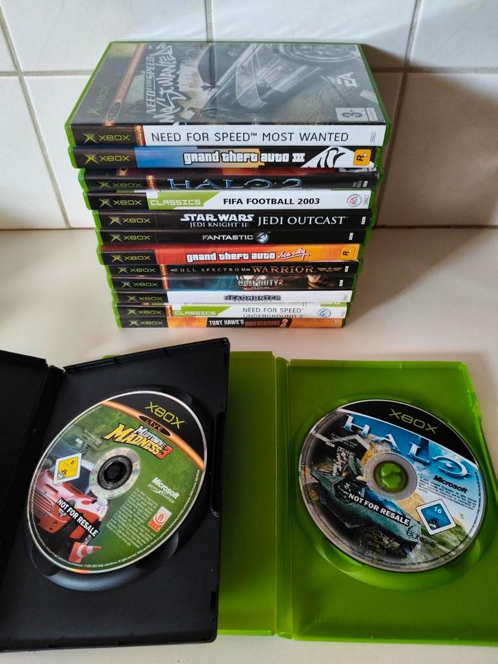 14 Xbox original games, Spelcomputers en Games, Games | Xbox Original, Gebruikt, Avontuur en Actie, 1 speler, Vanaf 3 jaar, Eén computer