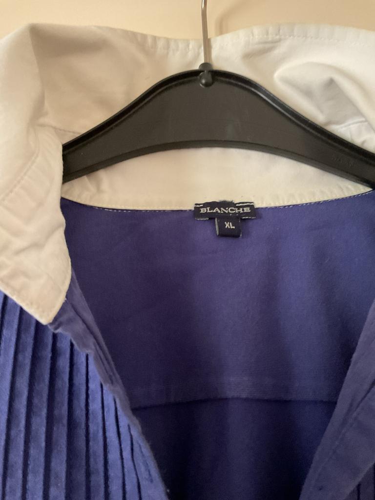 Blanche Vestje Maat XL - Paars met Witte Kraag, Ophalen of Verzenden, Gedragen, Maat 42/44 (L), Paars