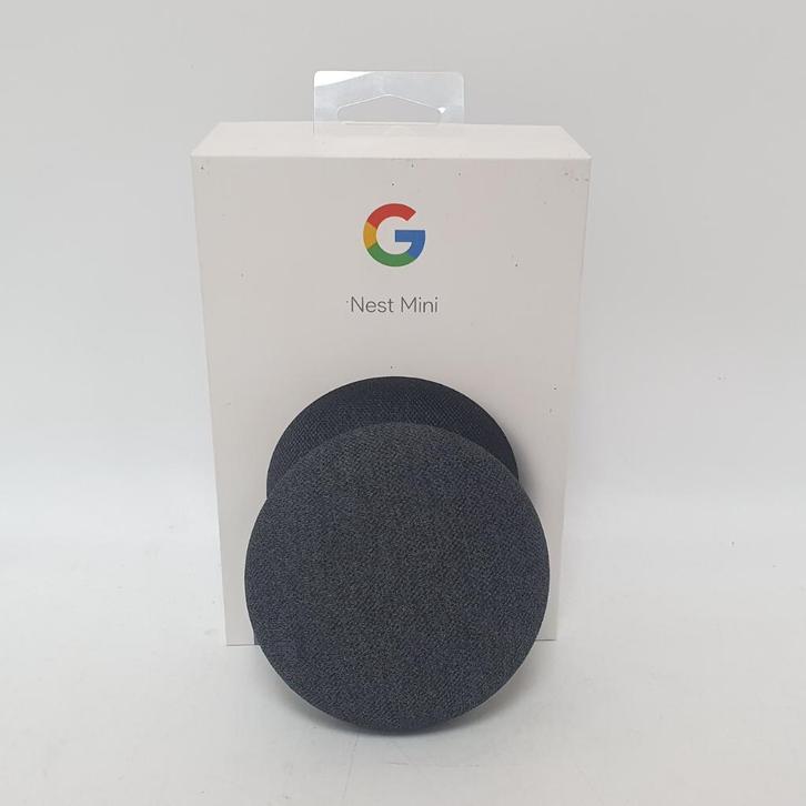 Google Nest Mini Smartspeaker Compleet in Zeer Nette Staat, Audio, Tv en Foto, Mediaspelers, Zo goed als nieuw, Ophalen of Verzenden