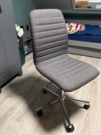 Bureaustoel Jysk grijs stof, Ophalen, Zo goed als nieuw, Grijs, Bureaustoel