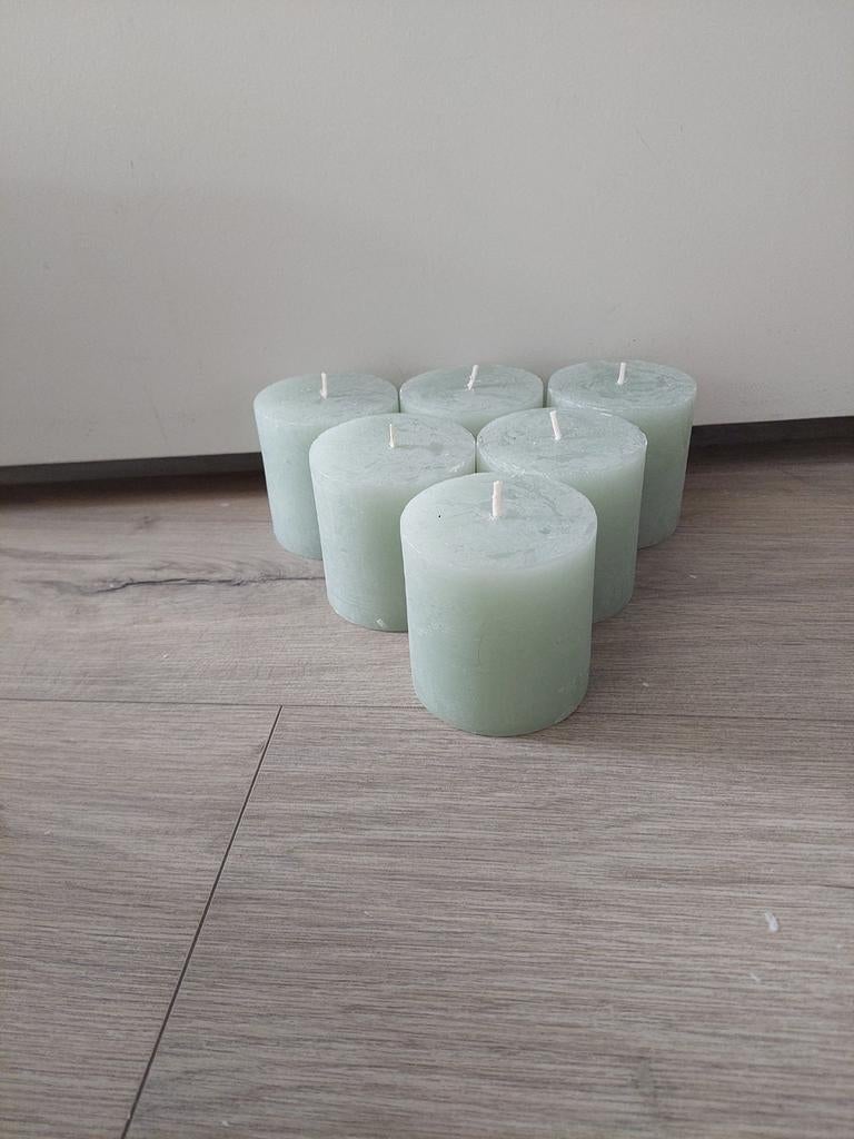 29 Nieuwe lichtgroene kaarsen, Ophalen, Overige materialen, Nieuw, Kaars