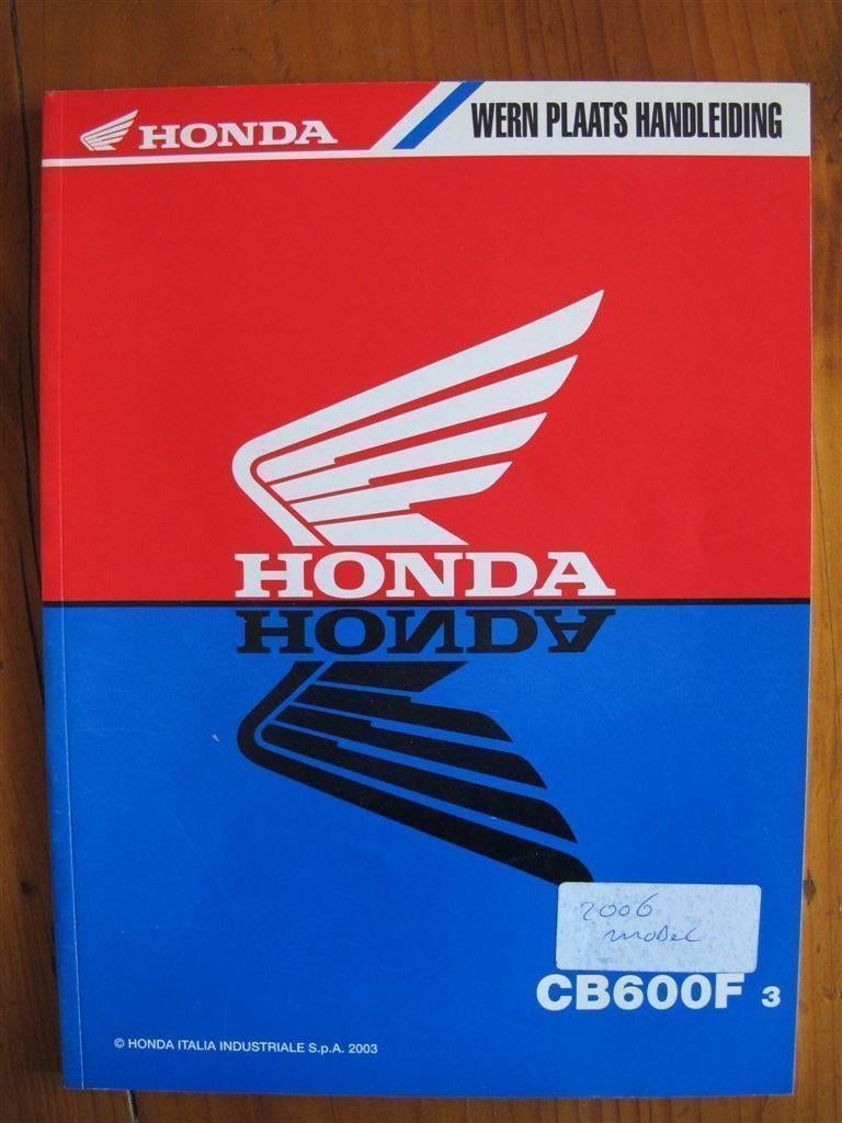 Documentatie 8 Honda workshop manual CB600F F3 hornet x, Motoren, Handleidingen en Instructieboekjes, Honda, Ophalen of Verzenden