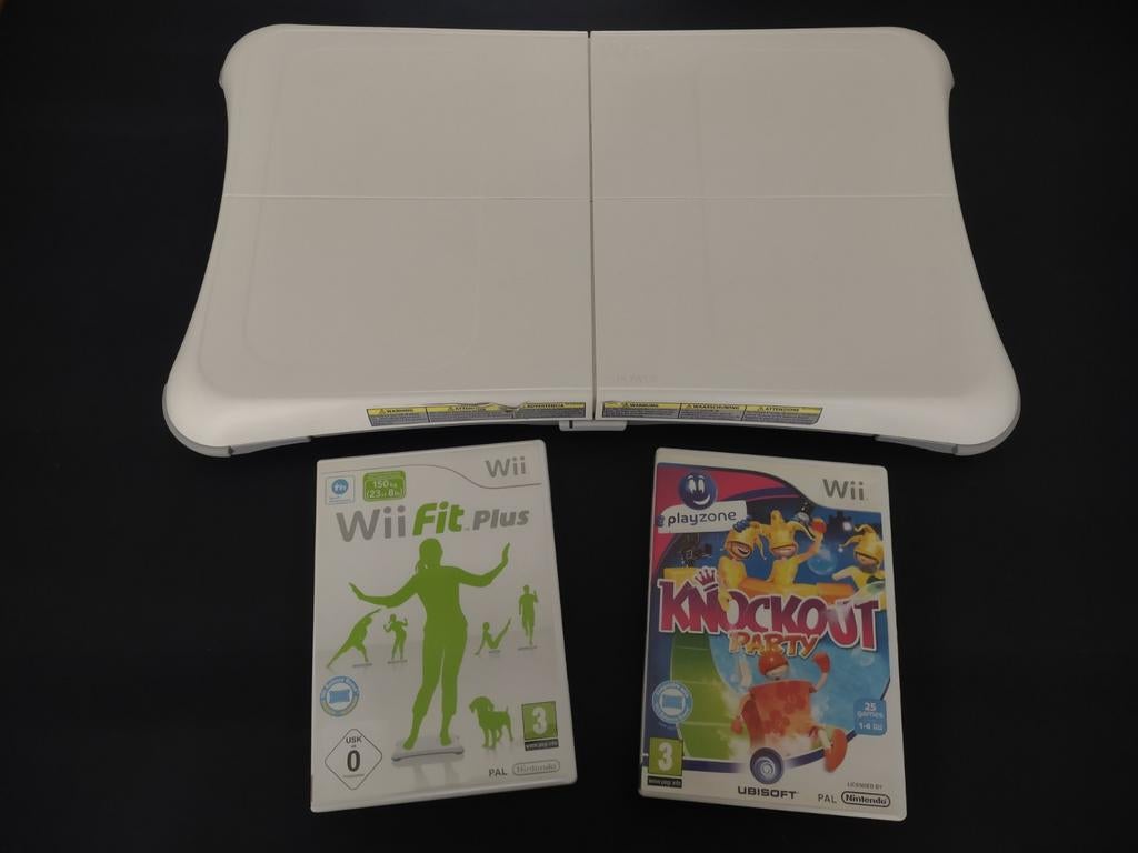Wii BalanceBoard met Wii Fit Plus, Ophalen of Verzenden, Zo goed als nieuw, Draadloos, Wii