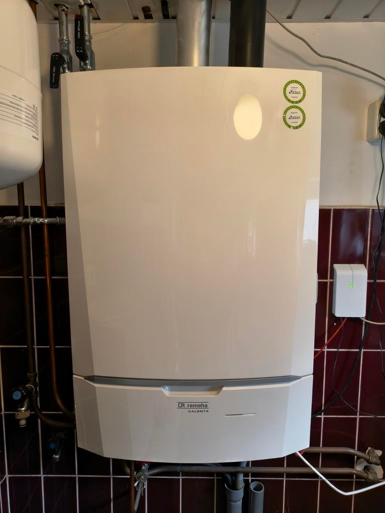 Remeha Calenta 40c  2013 met E-twist, Ophalen, Gebruikt, Geiser, Minder dan 20 liter