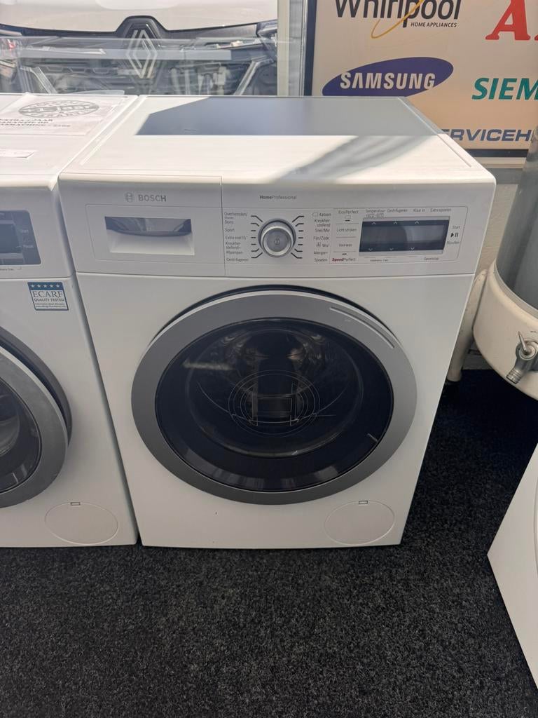 BOSCH 1600 HOME PROFESSIONAL A+++ 9 KG met 2 jaar garantie, 1200 tot 1600 toeren, N, N, 8 tot 10 kg