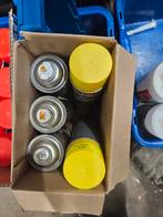 5 bussen gele markeerspray, Ophalen of Verzenden