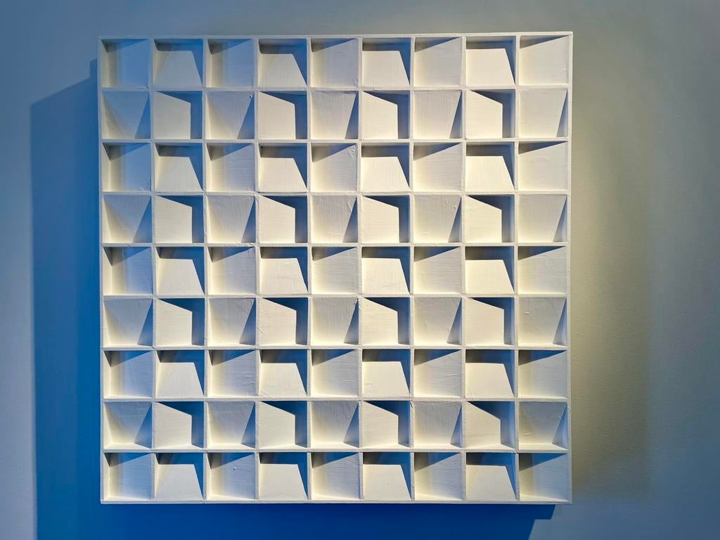 Abstract modern 3D reliëf kunstwerk uniek!, Antiek en Kunst, Ophalen