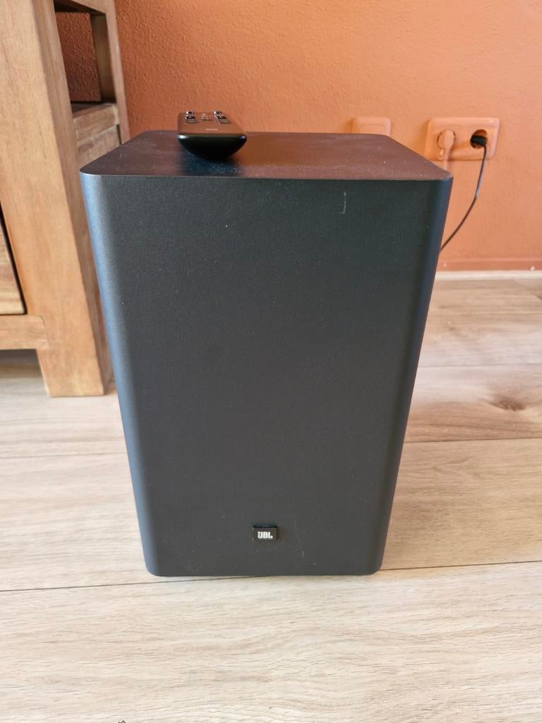 JBL Bar 2.1 Subwoofer met afstand bediening, Ophalen of Verzenden, 120 watt of meer, Subwoofer, JBL