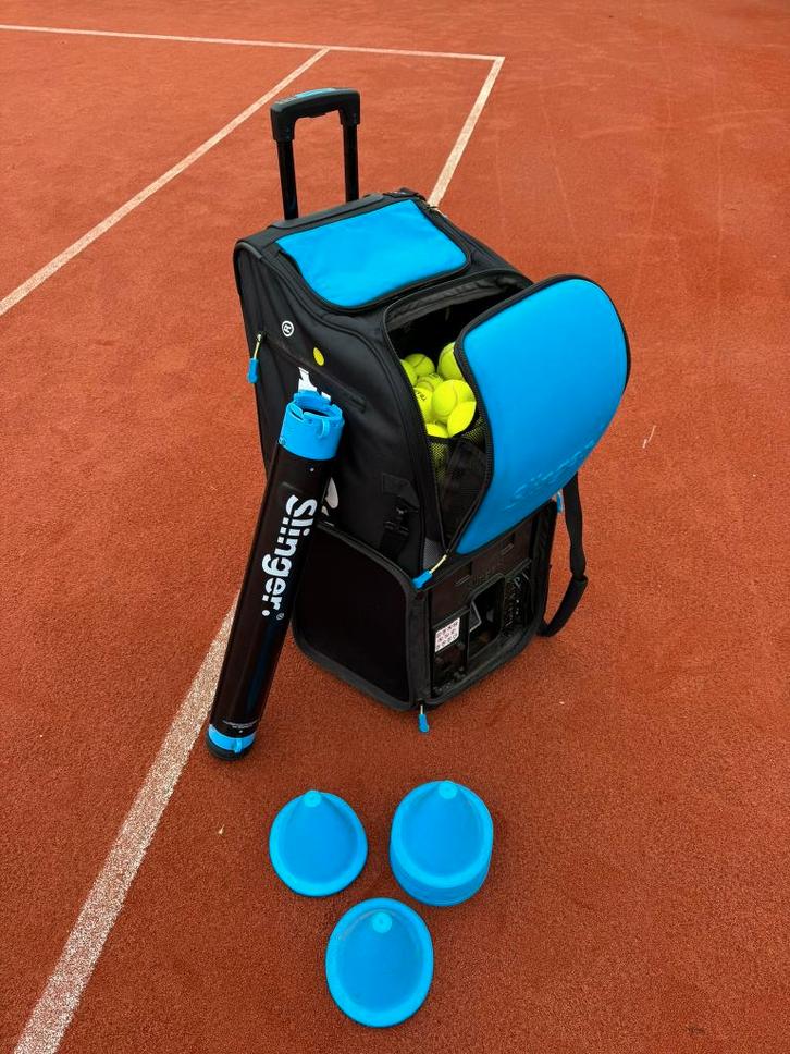 Te huur: Tennis ballenmachine – Trainen zonder partner!, Sport en Fitness, Tennis, Nieuw, Overige typen, Overige merken, L00, Ophalen