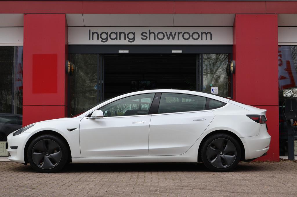 Tesla Model 3 Long Range AWD 75 kWh | Incl. BTW | Panoramada, Auto's, 462 pk, Stoelverwarming, Wit, 84 €/maand
