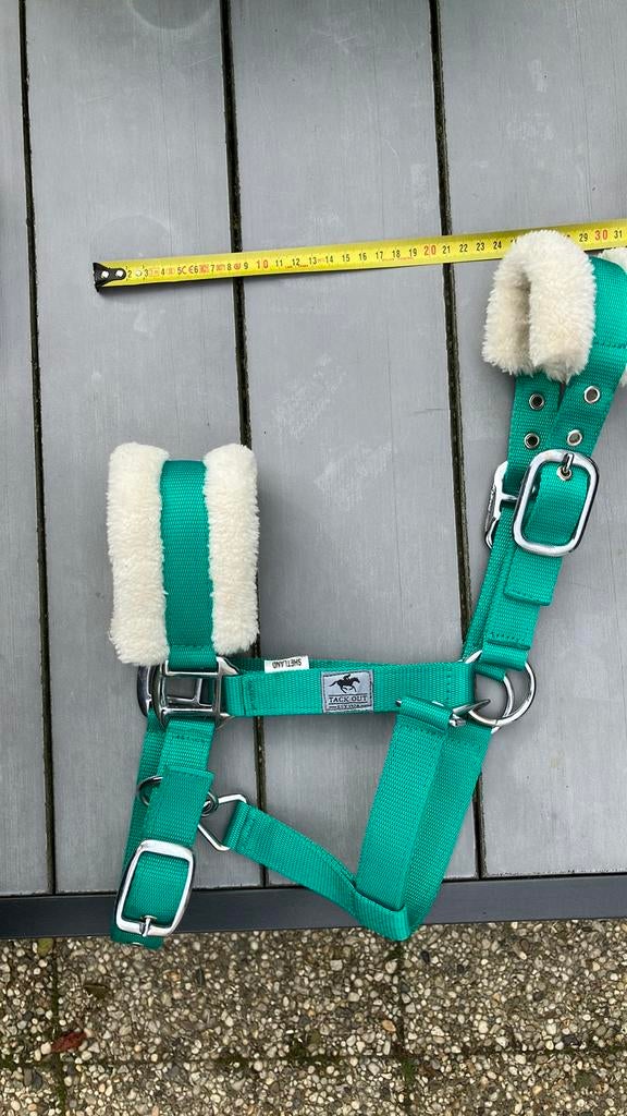 Tack out Est 1974, Shetland anatomisch gevormd hoofdstel., Ophalen of Verzenden, Zo goed als nieuw, Overige soorten