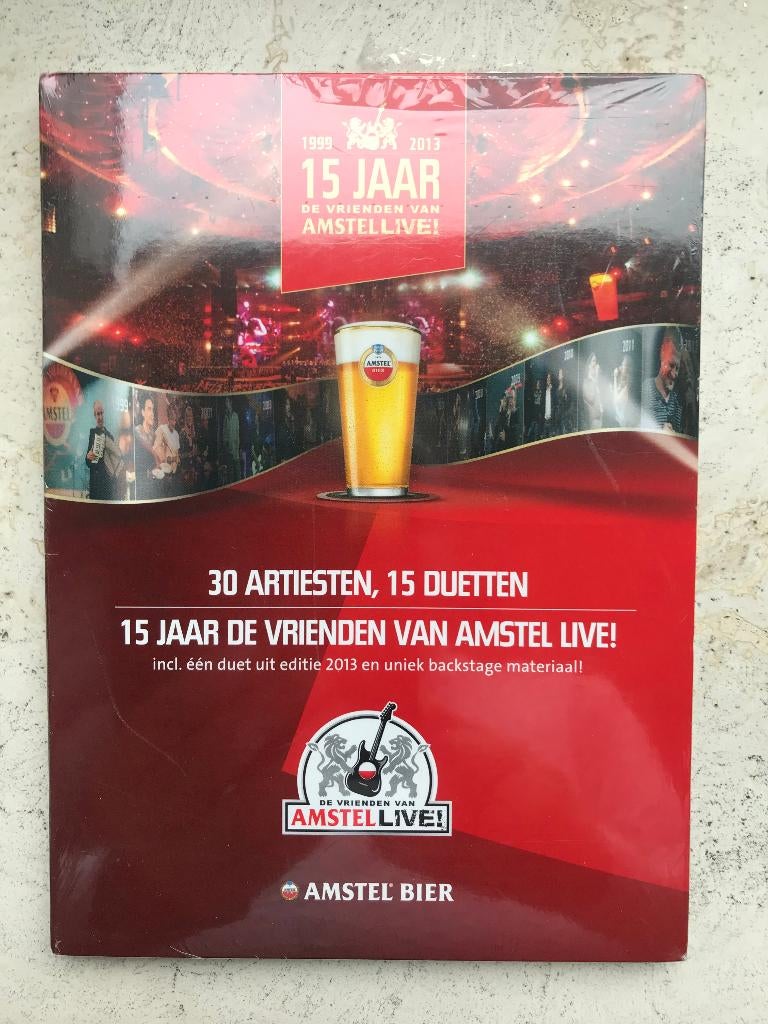 15 jaar Vrienden van Amstel Live DVD nog nieuw in seal, Alle leeftijden, Ophalen of Verzenden, Nieuw in verpakking, Muziek en Concerten