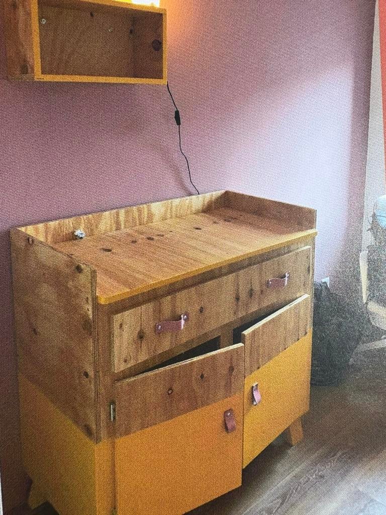 Commode - hout, Kinderen en Baby's, Kinderkamer | Commodes en Kasten, Ophalen, Gebruikt, 50 tot 70 cm, 100 cm of meer