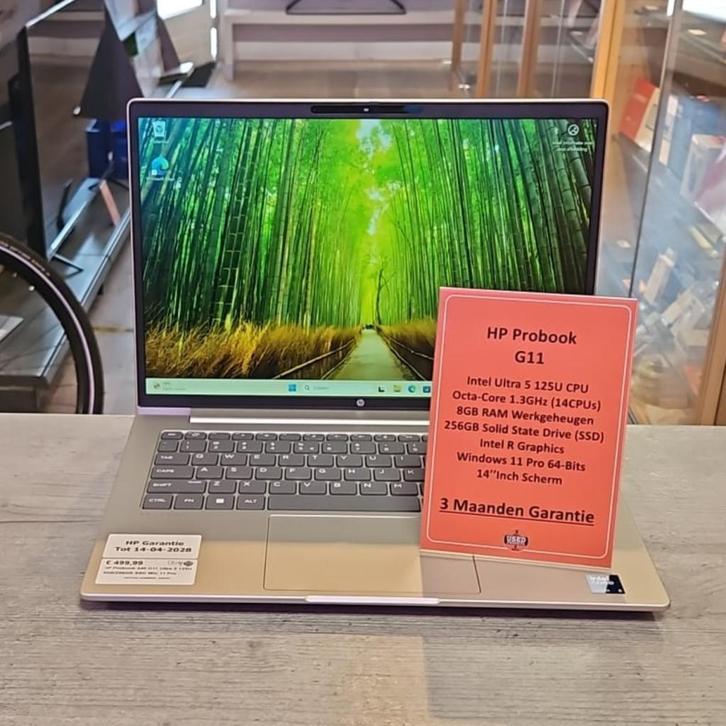 HP Probook 440 G11 Ultra 5 125U 8GB/256GB SSD Win 11 Pro, Computers en Software, Windows Laptops, Zo goed als nieuw