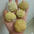 5x ongeopende Geode edelsteen Bergkristal bol edelstenen, Ophalen of Verzenden