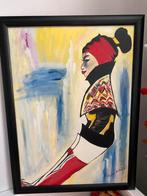 Leuk schilderij. Geschilderd door Babs Voskuil., Ophalen of Verzenden