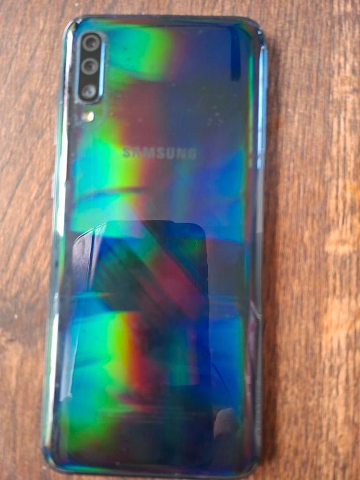 Samsung A70 - Goed werkend met klein scheurtje, Telecommunicatie, Mobiele telefoons | Samsung, Ophalen of Verzenden