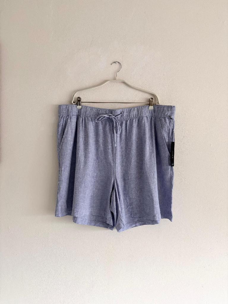Tahari damesshorts van linnenmix., Kleding | Dames, Tahari, Blauw, Nieuw, Ophalen of Verzenden