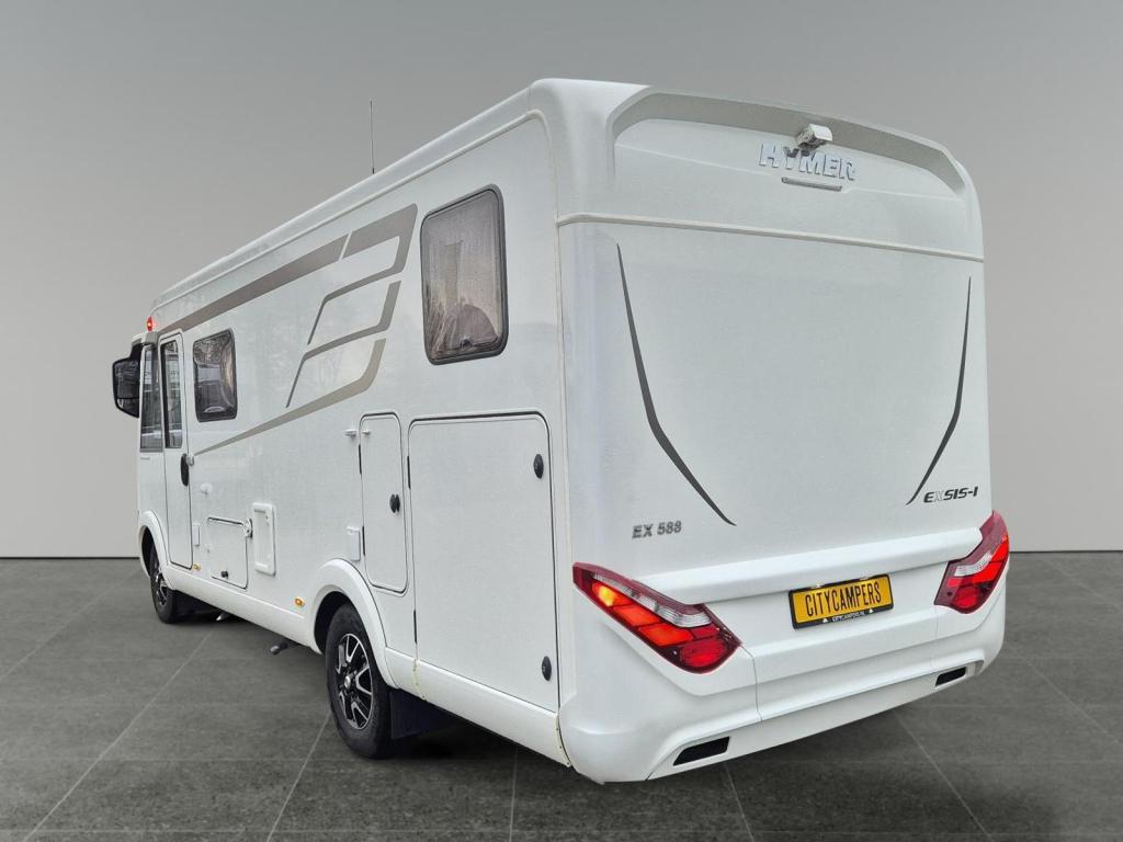 Hymer Exis-i 588 150PK Lengtebedden / 12 maand Garantie, Caravans en Kamperen, Integraal, Startonderbreker, Fiat, Bedrijf