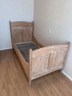 Vintage grenen bed 180 bij 90 spiraalbodem optioneel, Ophalen