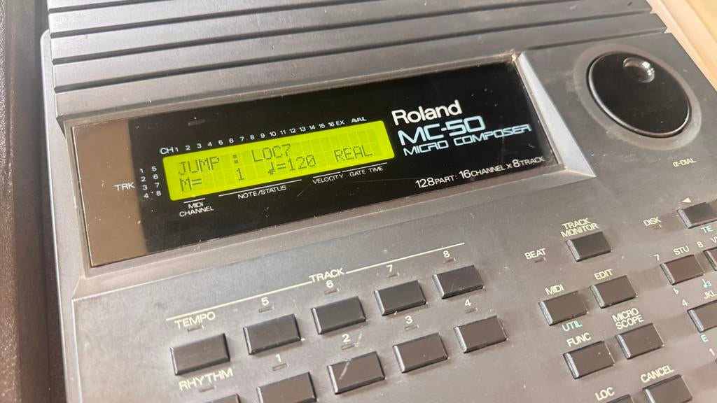 Roland MC-50 vintage sequencer., Muziek en Instrumenten, Drumcomputers, Ophalen of Verzenden, Gebruikt, Roland