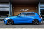 BMW 1-serie M140i High Executive *Sp.leder/Carplay/Alcantara, Achterwielaandrijving, Gebruikt, Blauw, 340 pk