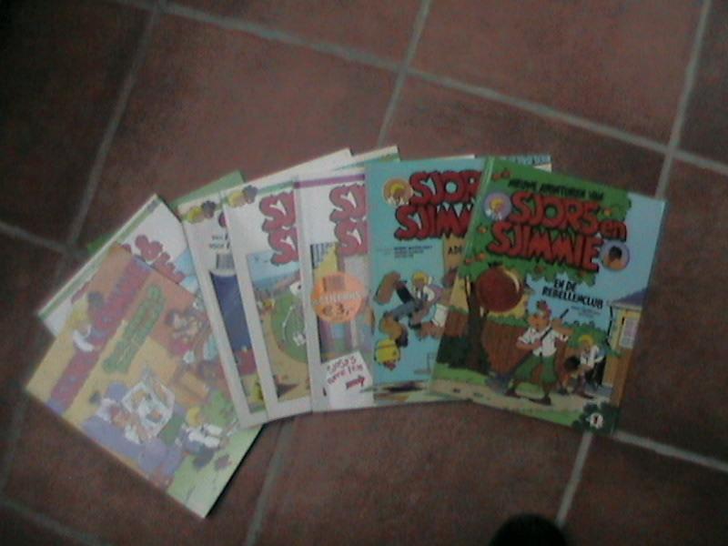 sjors en sjimmie nr 15-16-18-19-20-21-22-23-24-25-27-28-29, Meerdere stripboeken, Ophalen of Verzenden, Zo goed als nieuw