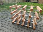 Wijnrek hout 12 flessen, Ophalen, Gebruikt, 5 tot 15 flessen, Minder dan 50 cm