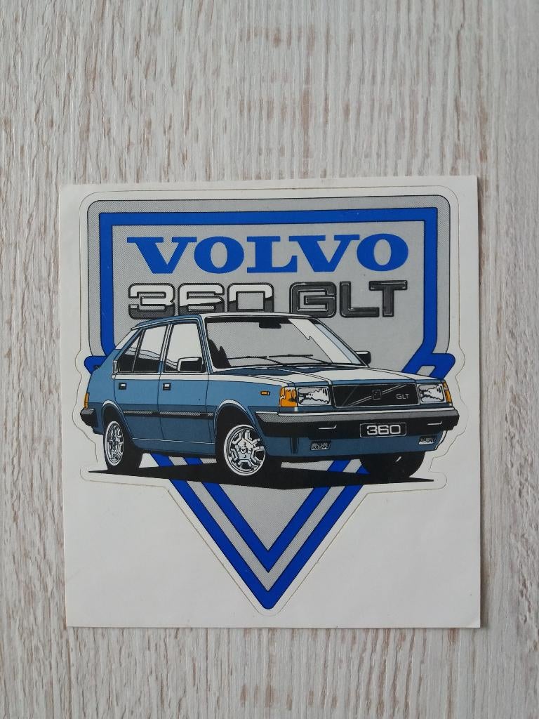 sticker VOLVO 360 GLT, Verzamelen, Ophalen of Verzenden, Zo goed als nieuw, Auto of Motor
