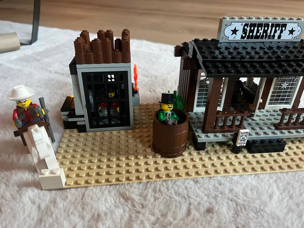 LEGO Western Lego 6755 Sheriff's Lock-up, Inclusief minifiguren, Gebruikt, Overige thema's, Lego