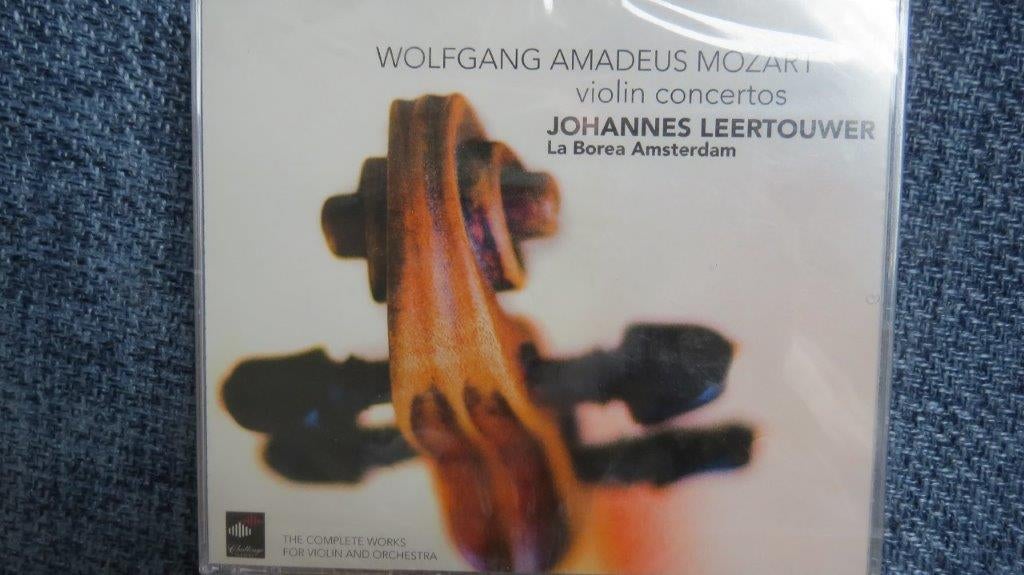 2Cd: Mozart violin concertos, Johannes Leertouwer, Amsterdam, Ophalen of Verzenden, Classicisme, Nieuw in verpakking, Kamermuziek