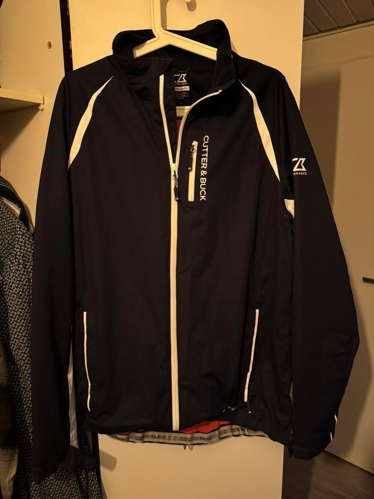 Cutter & buck jas maat L, Ophalen of Verzenden, Zo goed als nieuw, Maat 52/54 (L), Blauw